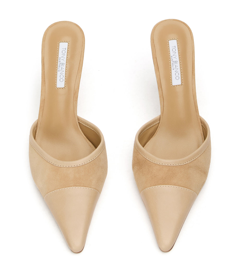 Tony Bianco Savant Wheat Suede/Vanilla - Wheat Suede/Vanilla