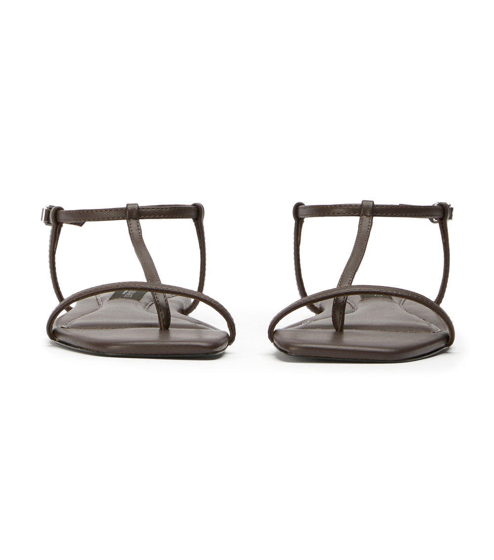 Tony Bianco Ripple Chocolate Nappa - Chocolate Nappa