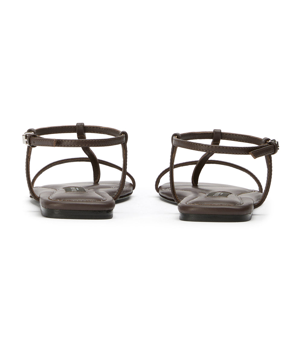Tony Bianco Ripple Chocolate Nappa - Chocolate Nappa