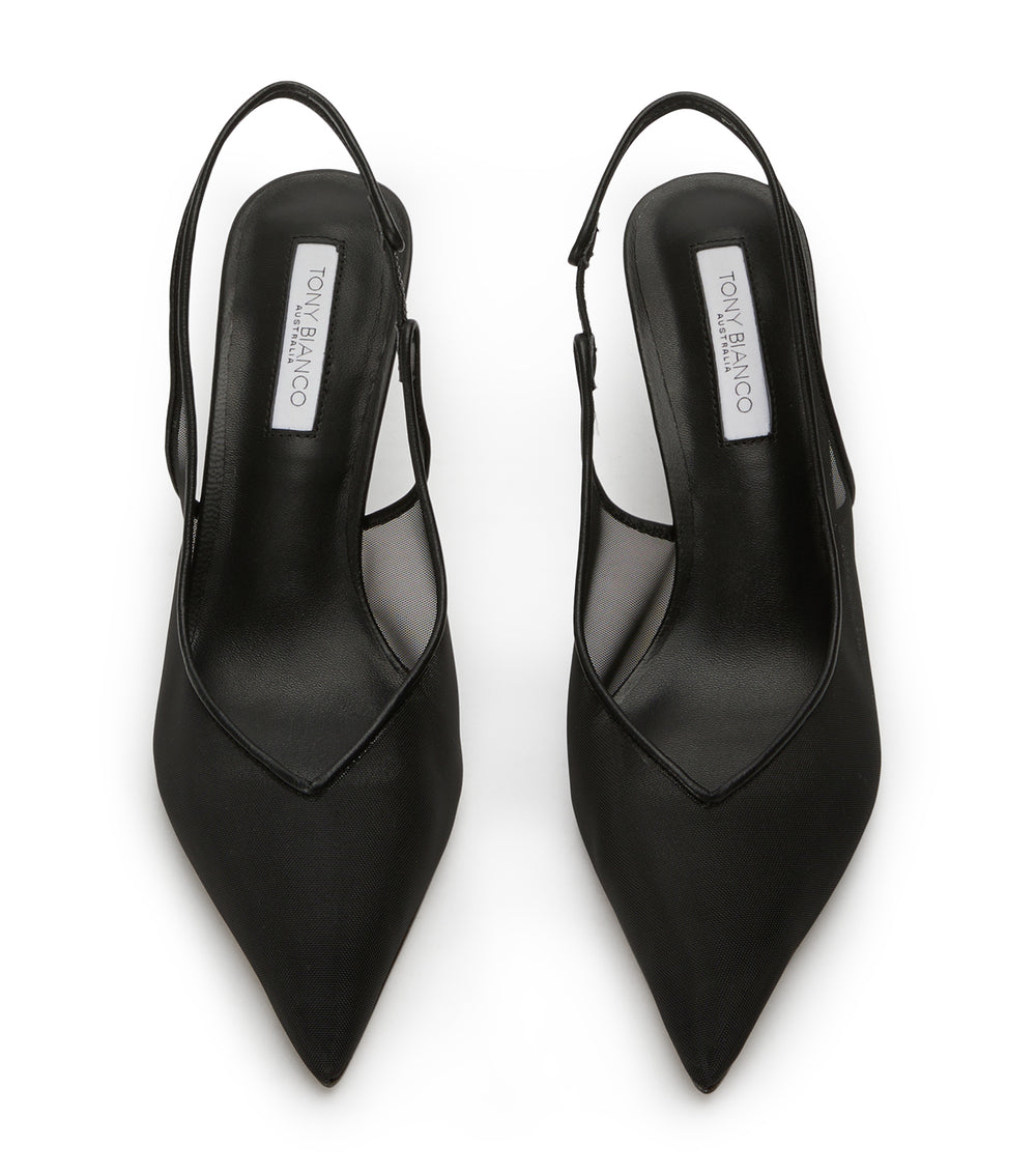 Tony Bianco Breeze Black Nylon - Black Nylon