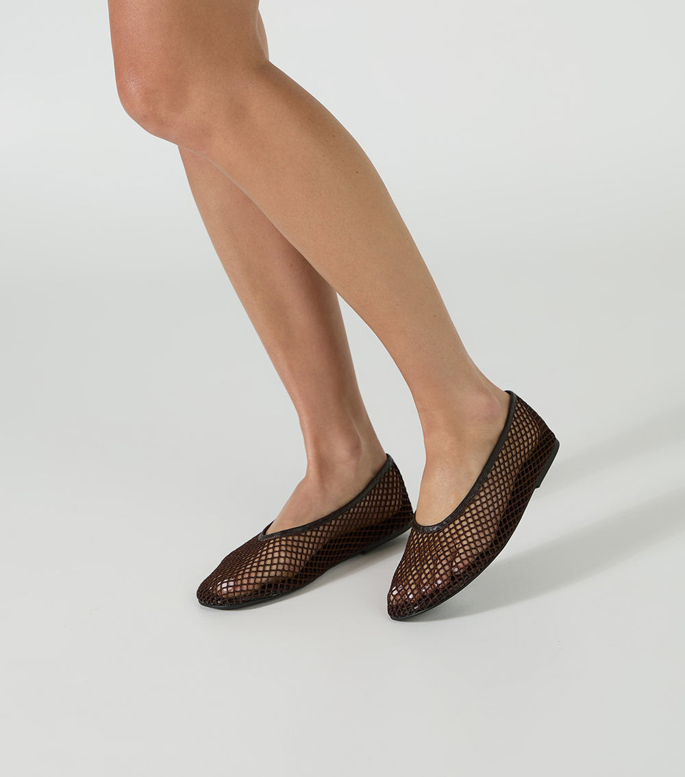 Tony Bianco Mazey Choc Mesh - Choc Mesh