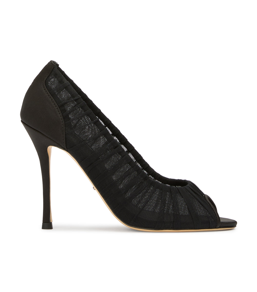 Tony Bianco Silvia Black Tulle - Black Tulle