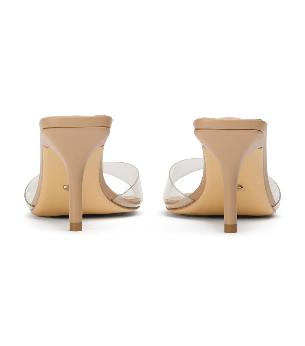 Tony Bianco Hallie Clear Vinylite/Skin - Clear Vinylite/Skin