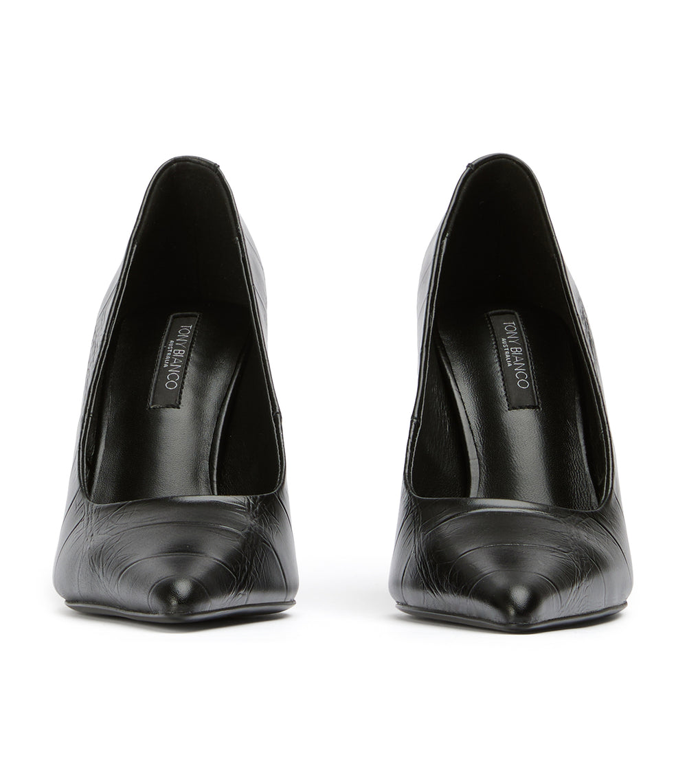 Tony Bianco Niki Black Croco - Black Croco