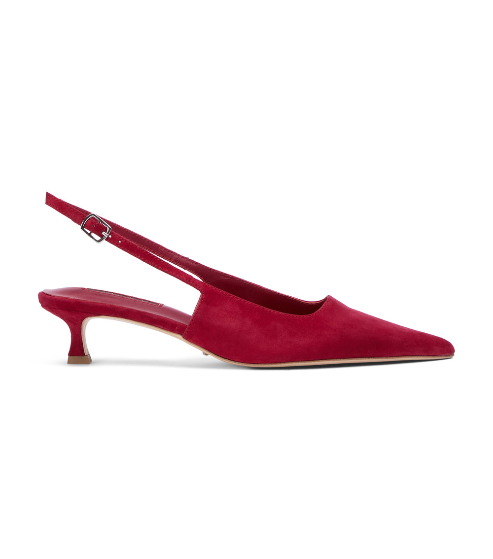Tony Bianco Crush Scarlet Suede - Scarlet Suede