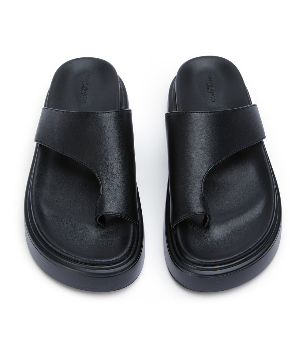 Tony Bianco Jazzy Black Nappa - Black Nappa