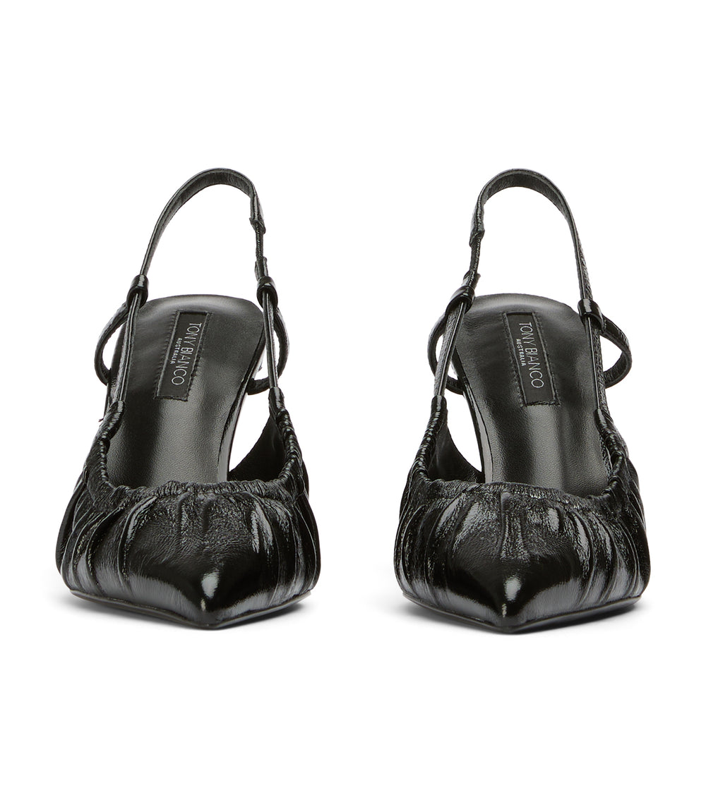 Tony Bianco Presh Black Nappa Patent - Black Nappa Patent