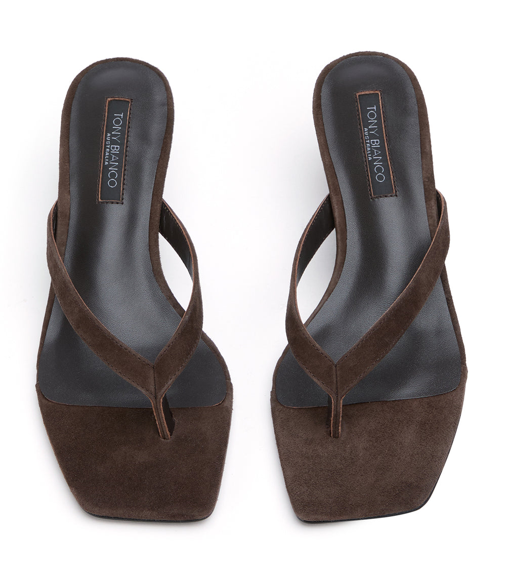 Tony Bianco Topaz Espresso Suede - Espresso Suede