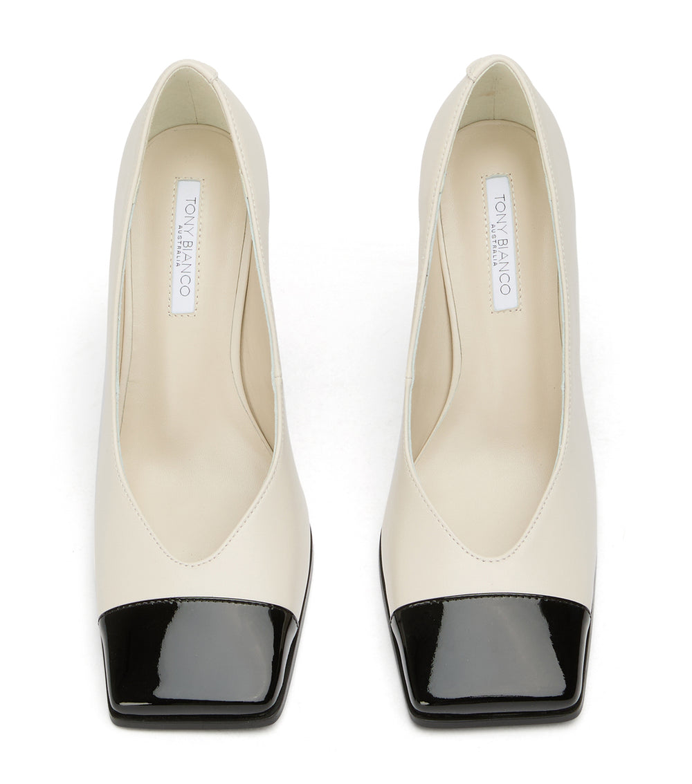 Tony Bianco Legacy Dove Nappa/Black - Dove Nappa/Black