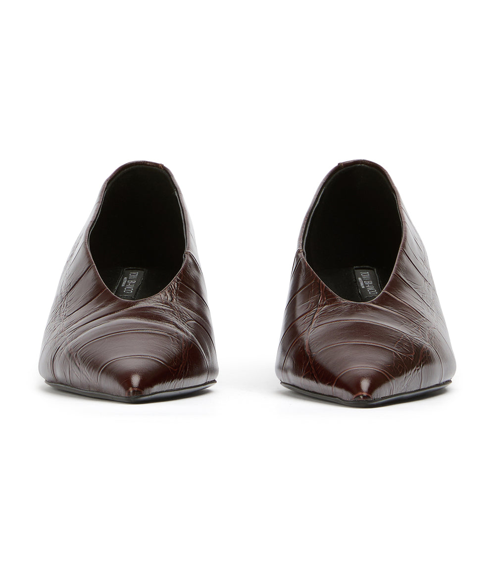 Tony Bianco Cherry Vino Croco - Vino Croco