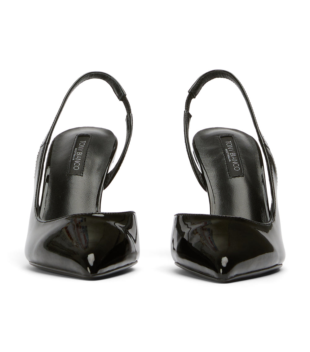 Tony Bianco Peta Black Patent - Black Patent