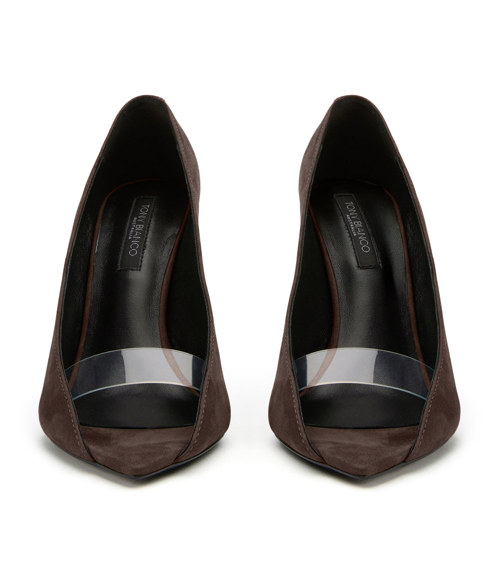Tony Bianco Matrix Espresso Suede - Espresso Suede