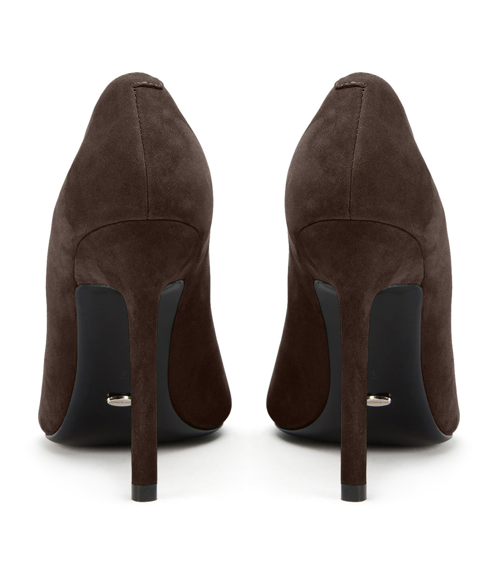 Tony Bianco Matrix Espresso Suede - Espresso Suede