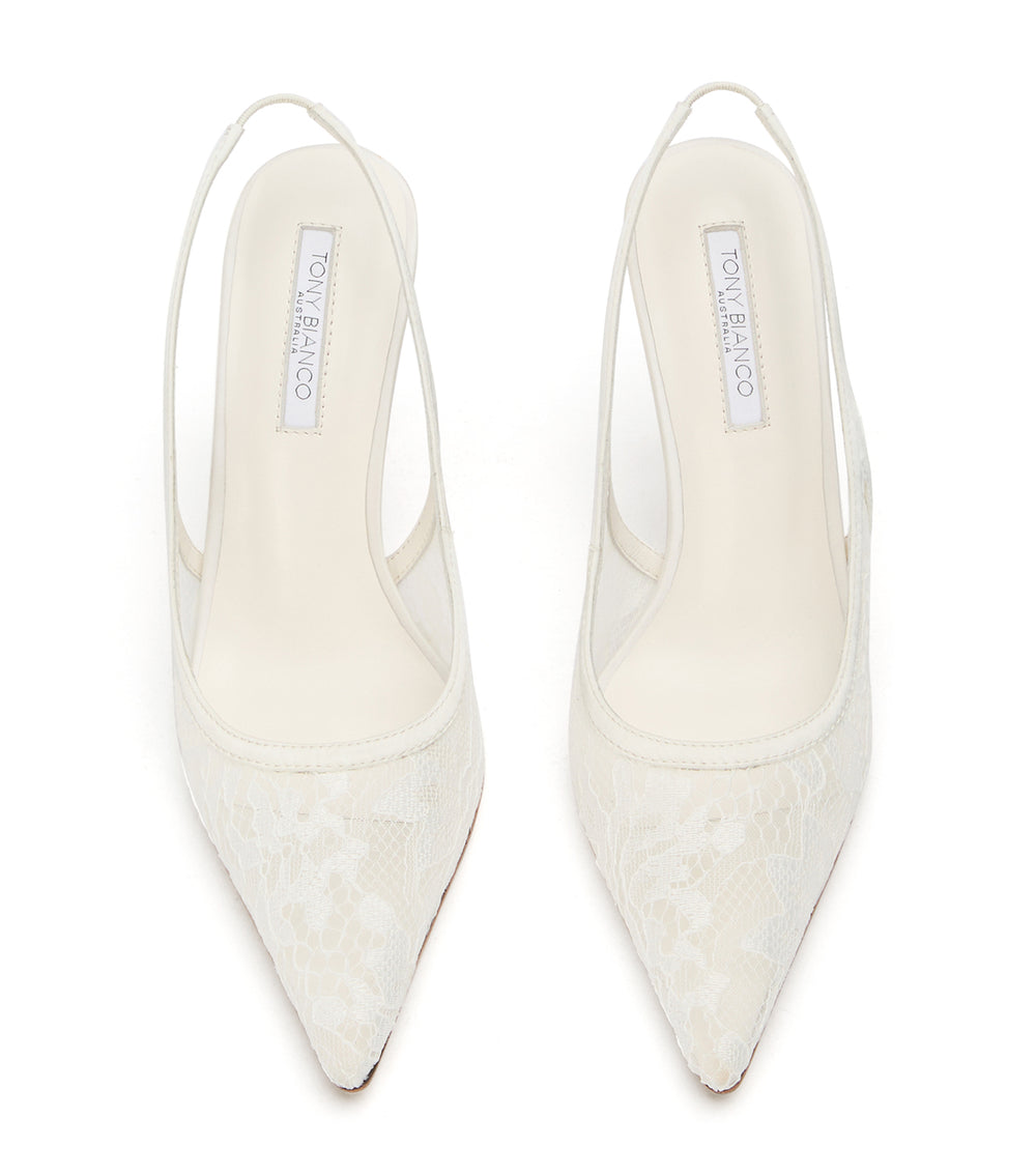 Tony Bianco Noni Ivory Brocade - Ivory Brocade