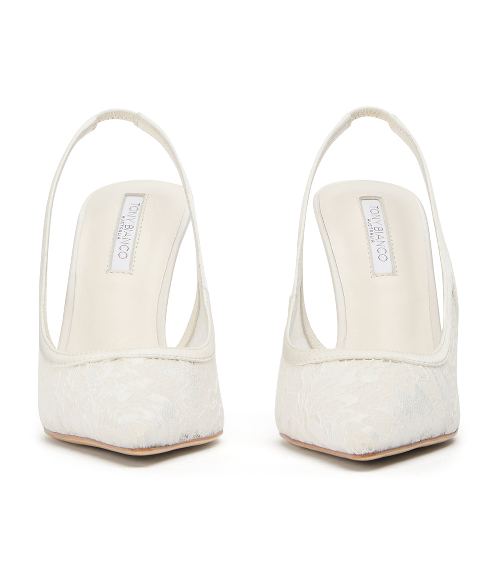 Tony Bianco Noni Ivory Brocade - Ivory Brocade