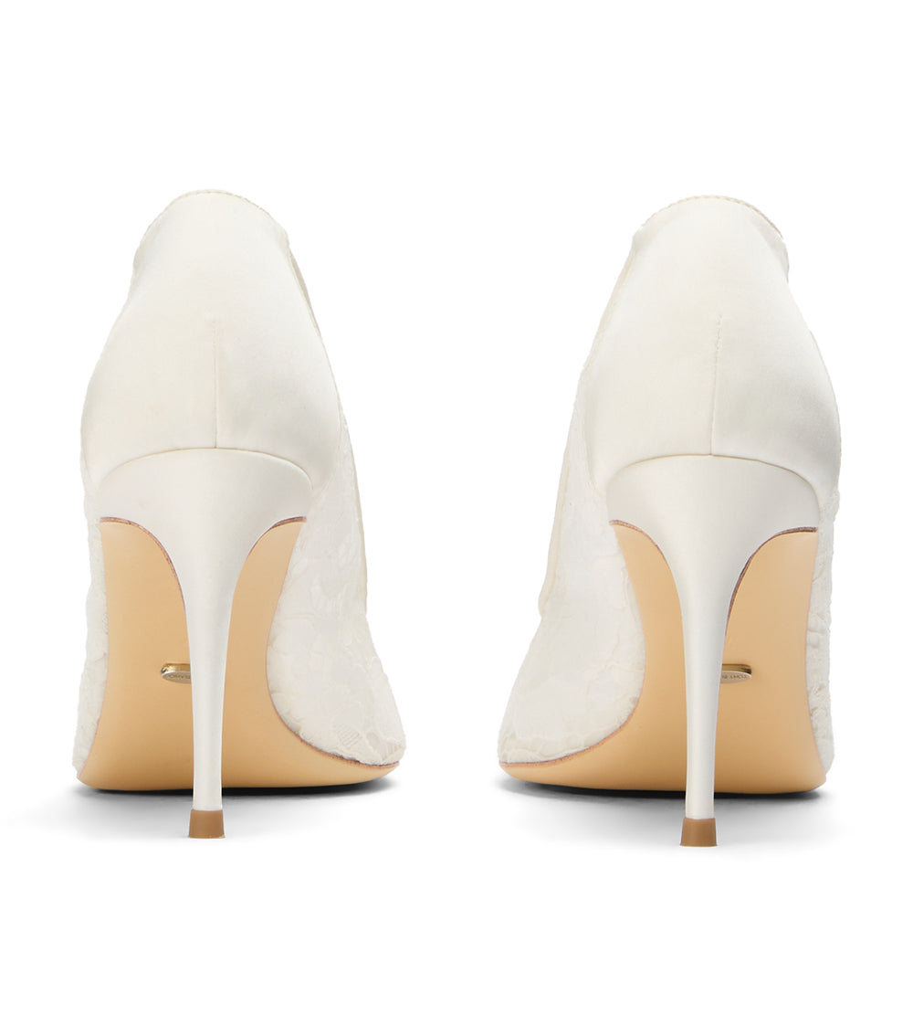 Tony Bianco Paxos Ivory Brocade - Ivory Brocade