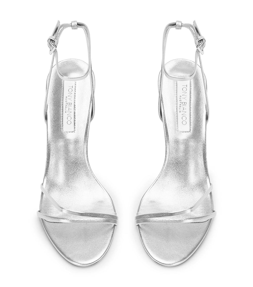 Tony Bianco Mariah Silver Nappa Metallic - Silver Nappa Metallic