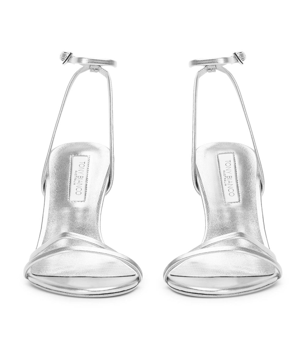 Tony Bianco Mariah Silver Nappa Metallic - Silver Nappa Metallic