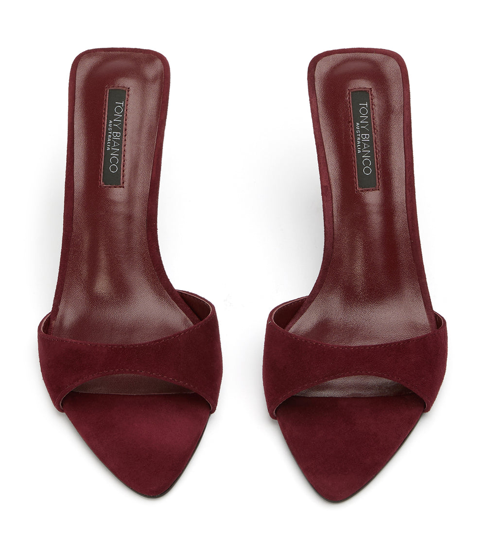 Tony Bianco Hallie Vino Suede - Vino Suede