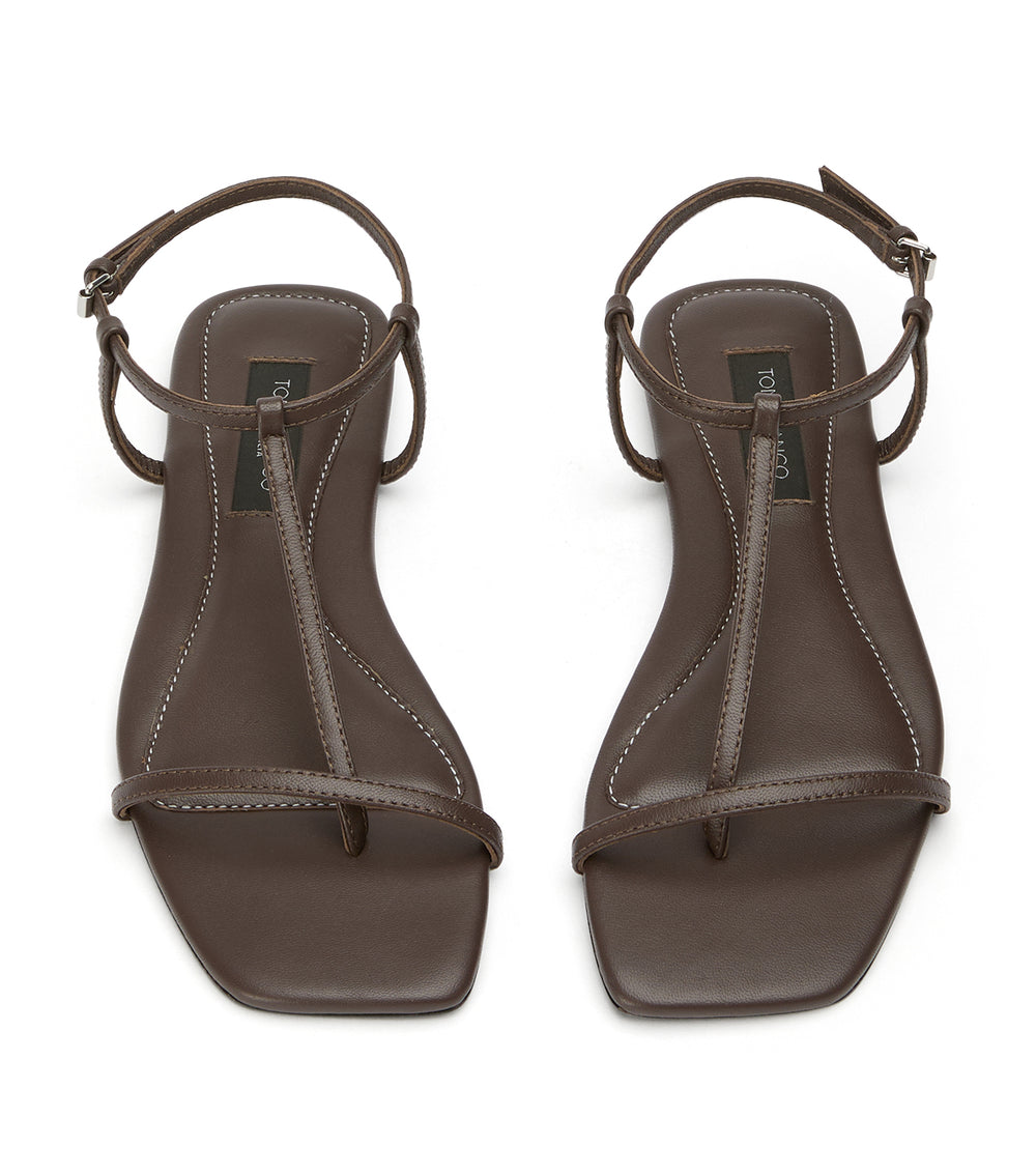 Tony Bianco Ripple Chocolate Nappa - Chocolate Nappa