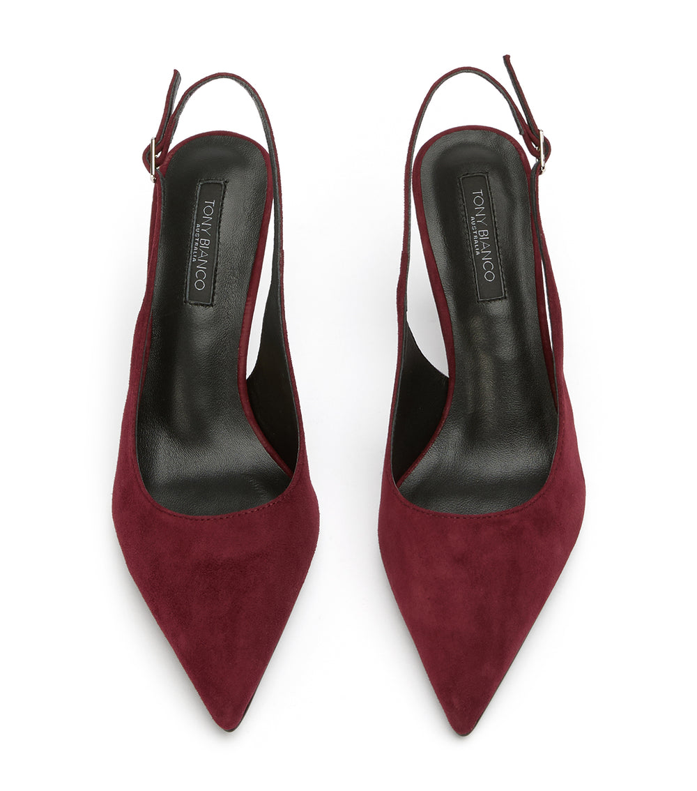 Tony Bianco Baz Vino Suede - Vino Suede