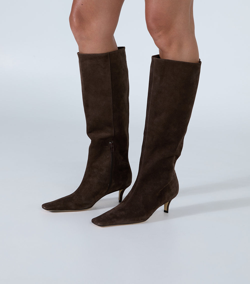 Tony Bianco Zuri Espresso Suede - Espresso Suede
