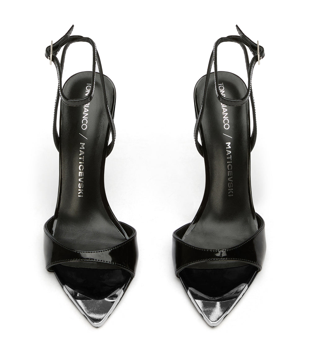Tony Bianco Motion Black Patent - Black Patent