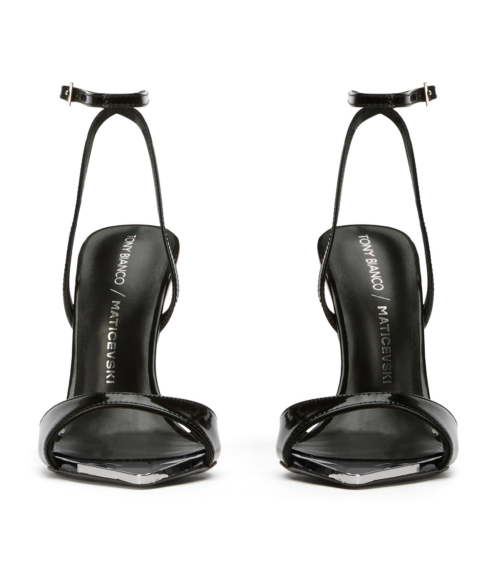 Tony Bianco Motion Black Patent - Black Patent