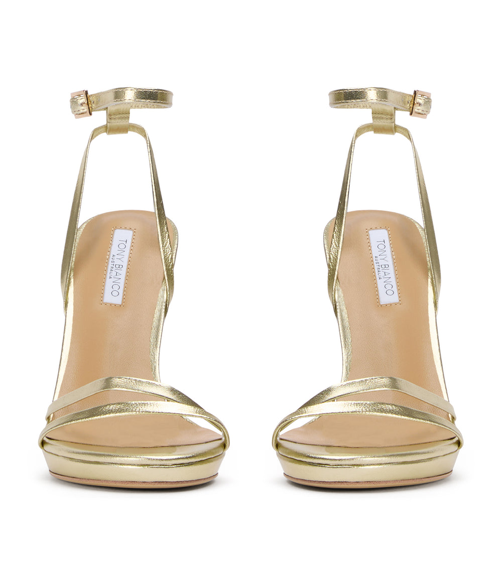 Tony Bianco Sage Gold Nappa Metallic - Gold Nappa Metallic