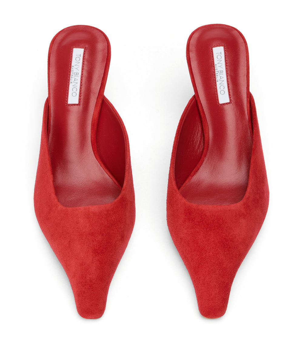 Tony Bianco Juniper Red Suede - Red Suede