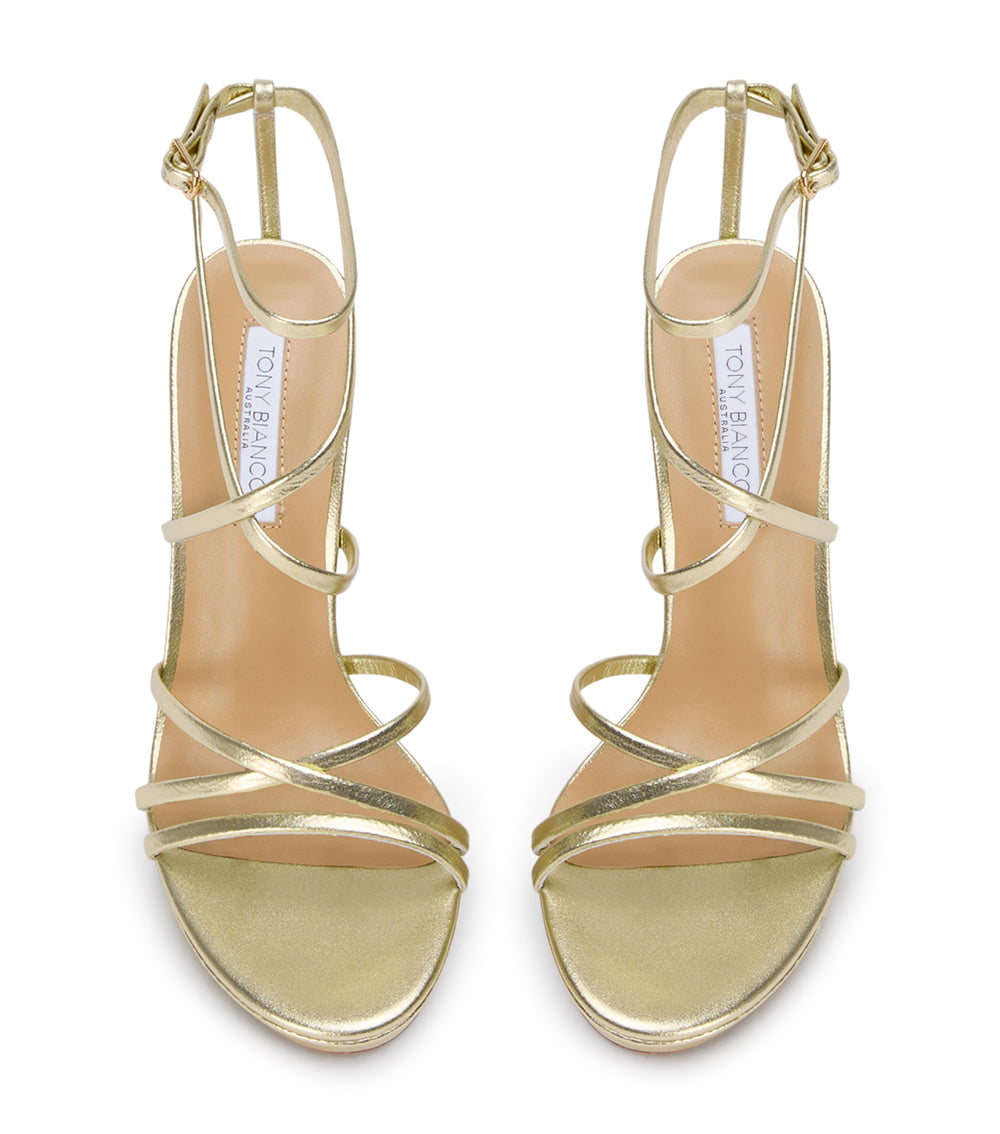 Tony Bianco Sass Gold Nappa Metallic - Gold Nappa Metallic