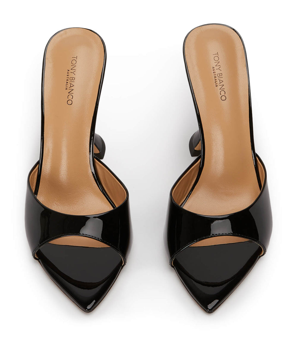 Tony Bianco Marcel Black Patent - Black Patent