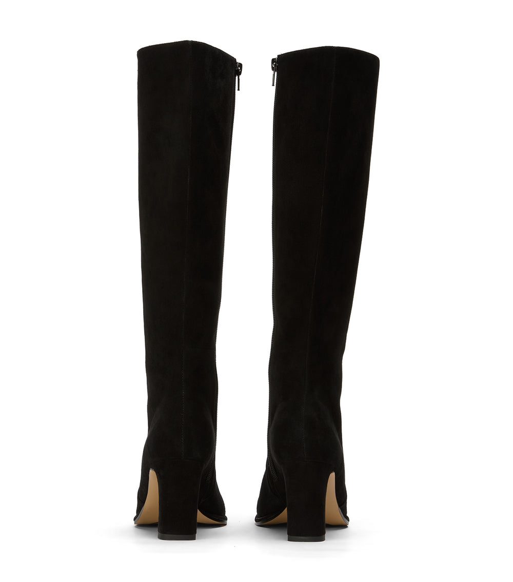 Tony Bianco Glam Black Suede - Black Suede