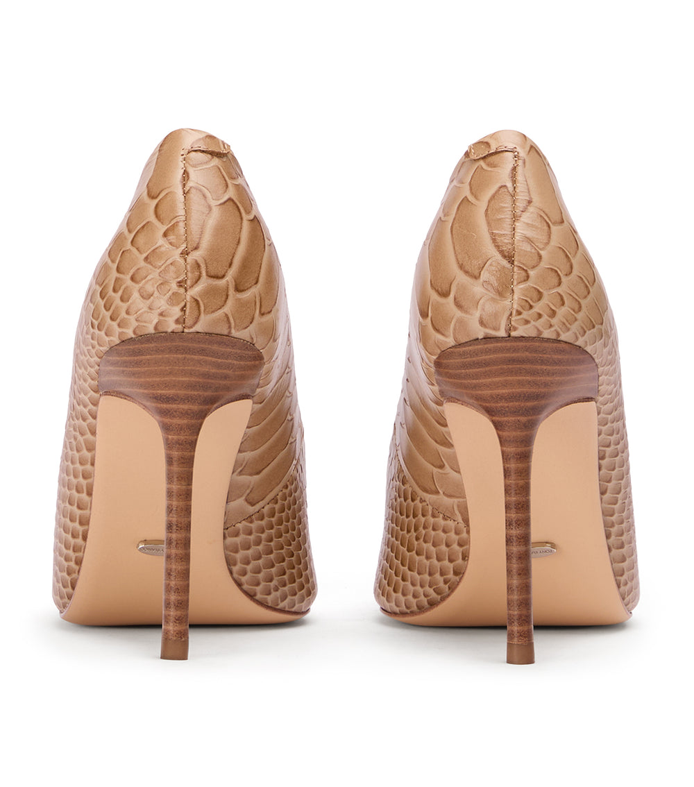 Tony Bianco Niki Tan Python - Tan Python