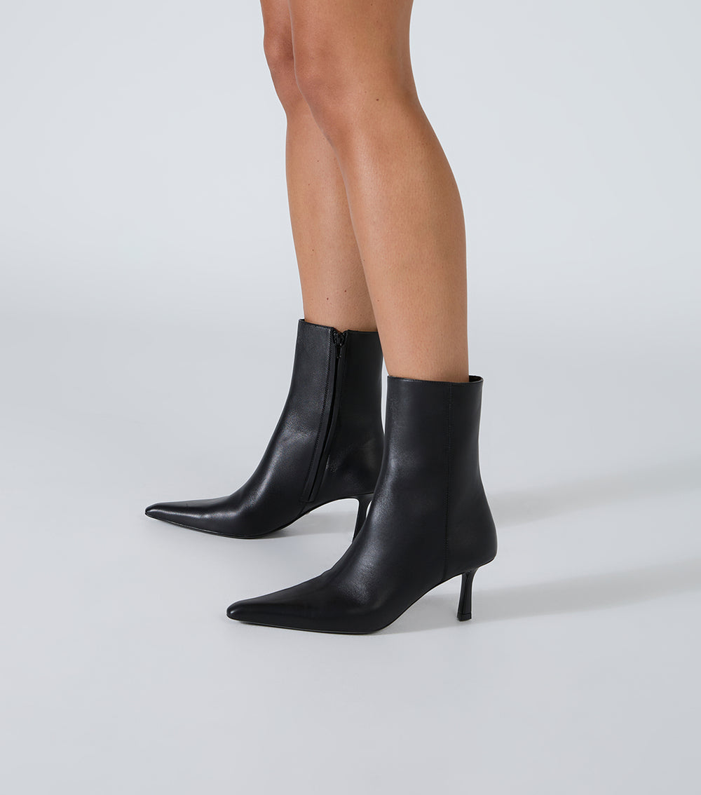 Tony Bianco Quincy Black Nappa - Black Nappa