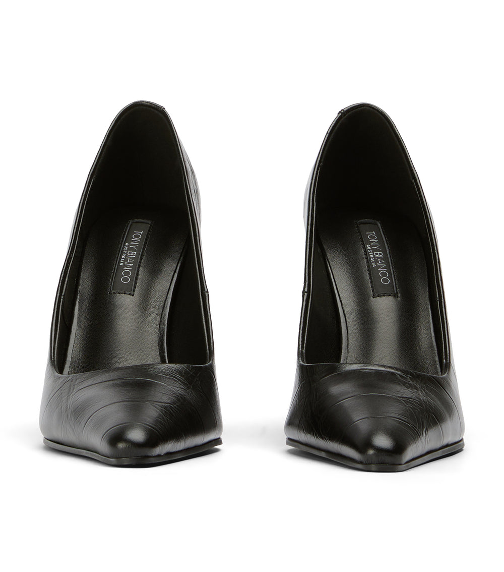 Tony Bianco Fifi Black Croco - Black Croco