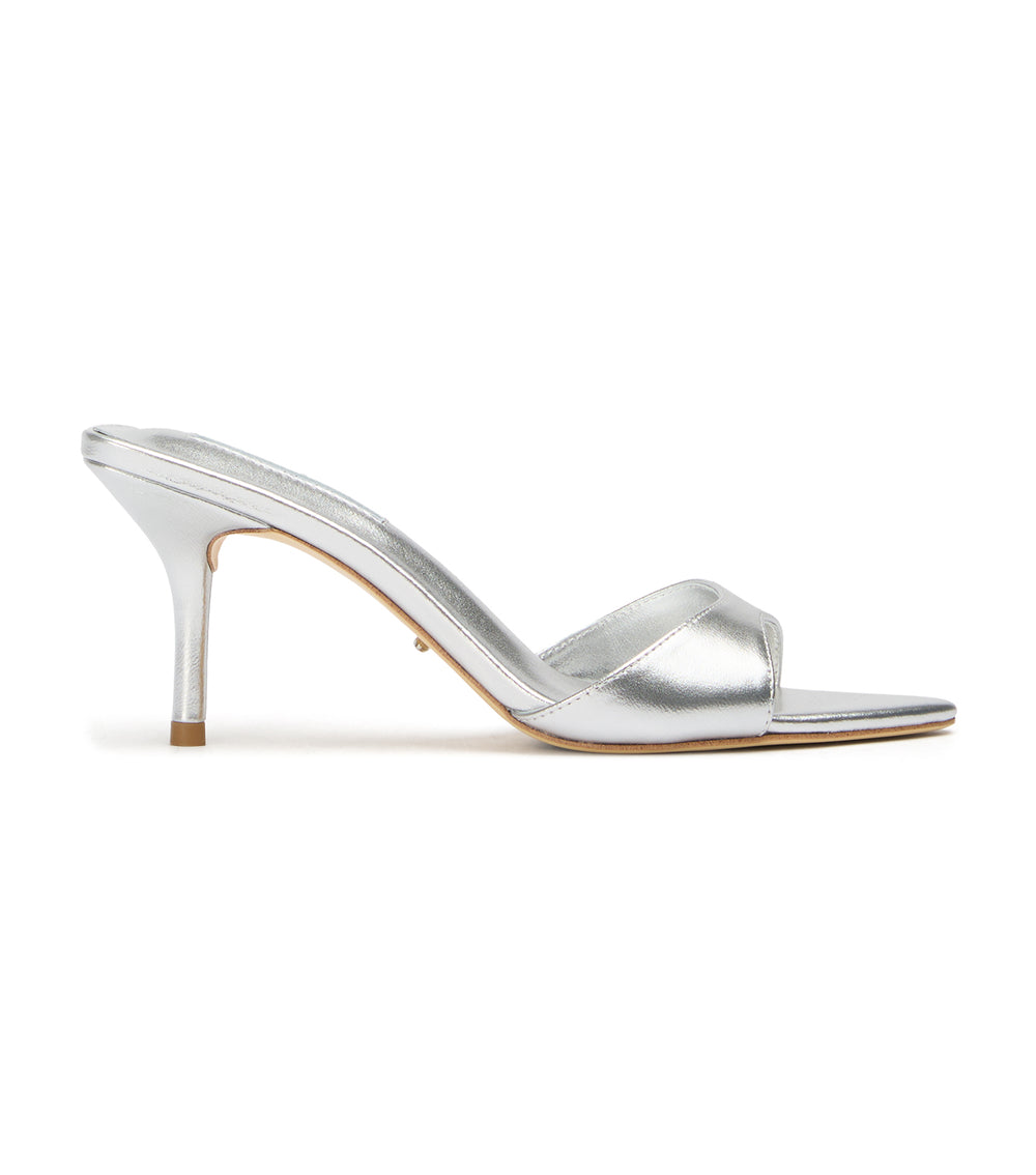 Tony Bianco Hallie Silver Nappa Metallic - Silver Nappa Metallic