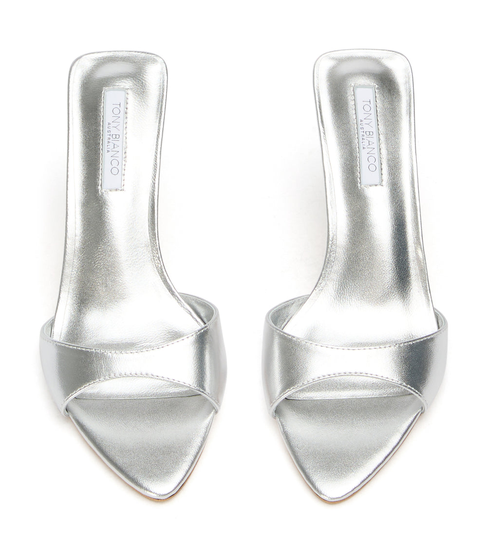 Tony Bianco Hallie Silver Nappa Metallic - Silver Nappa Metallic