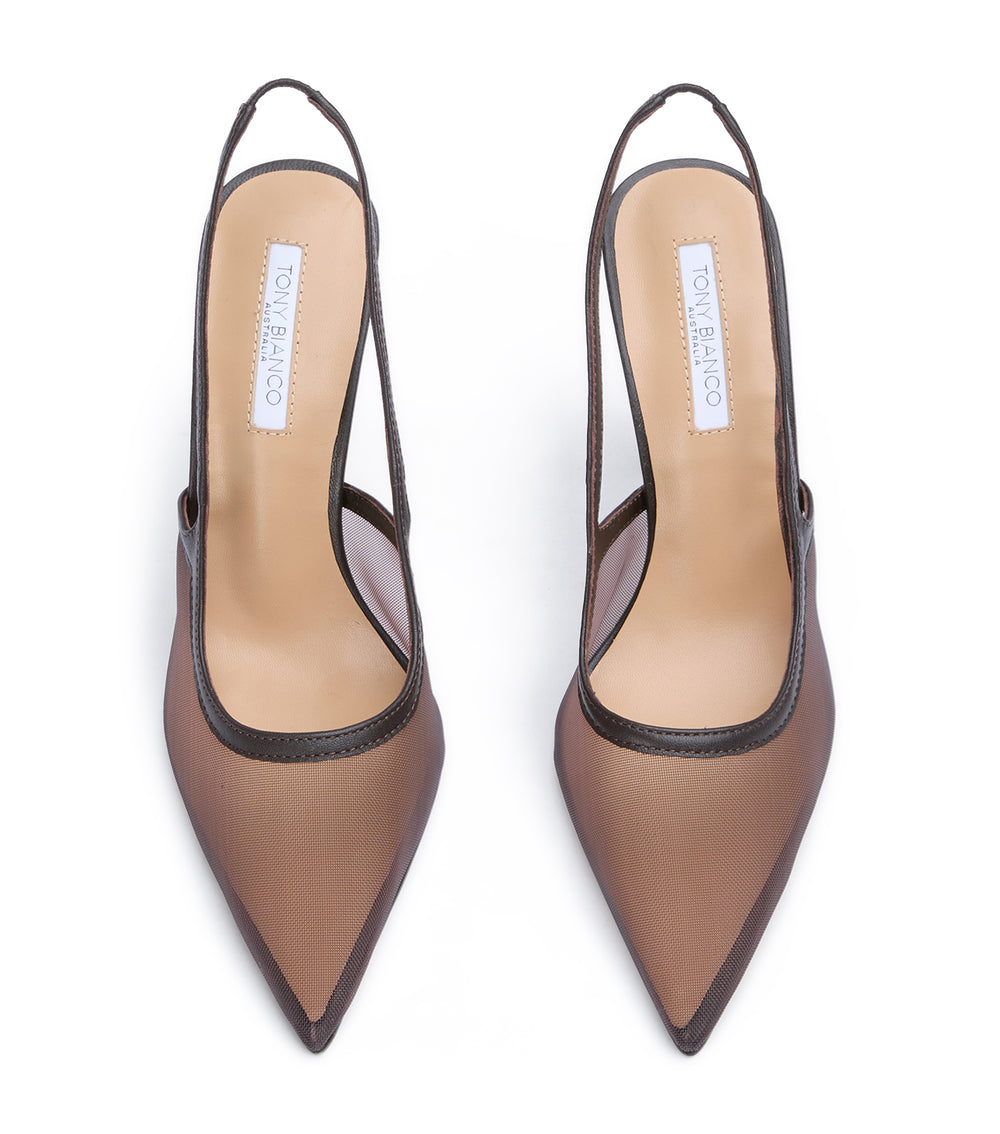 Tony Bianco Glide Choc Nylon/Choc - Choc Nylon/Choc
