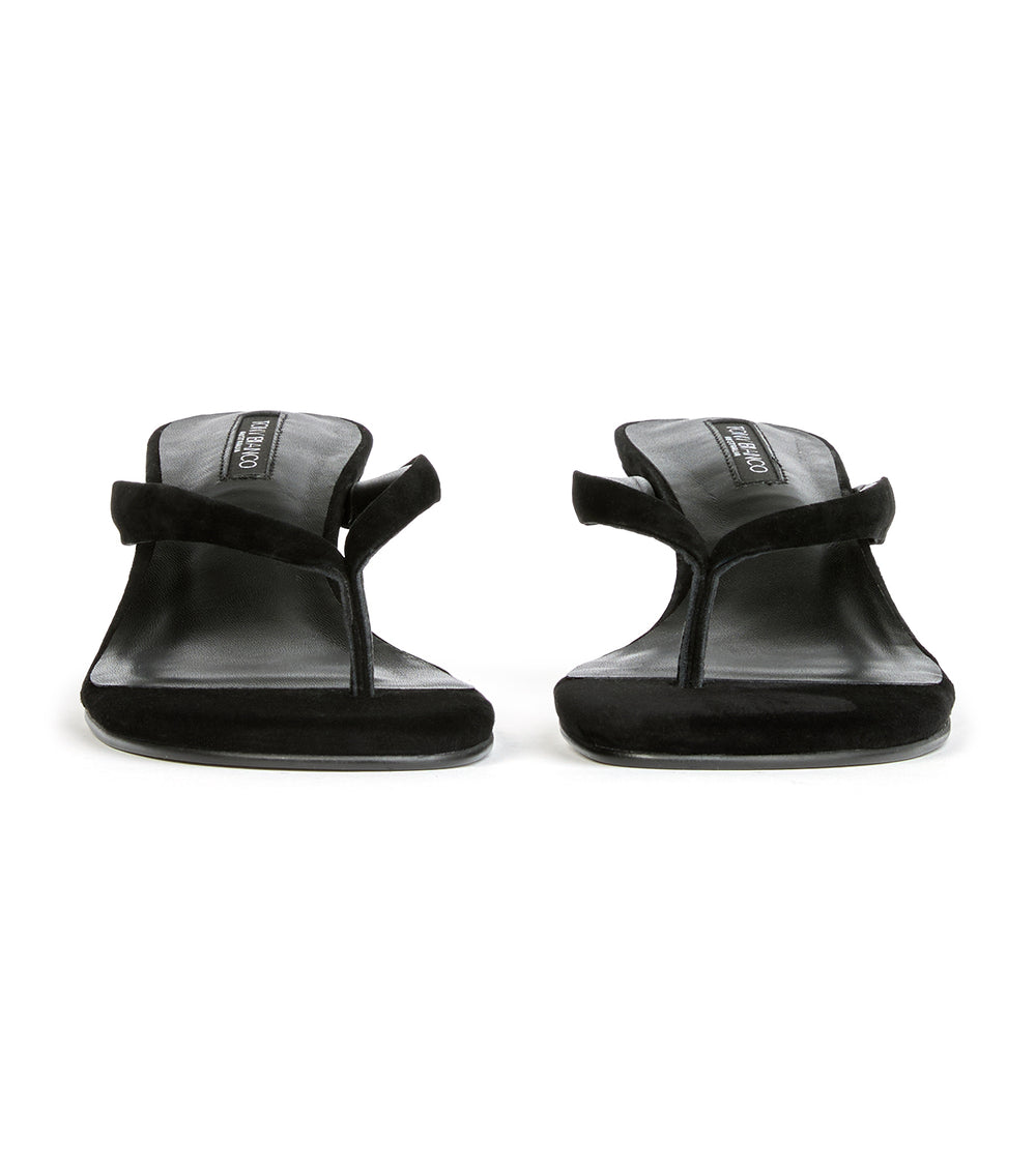 Tony Bianco Edgy Black Suede - Black Suede