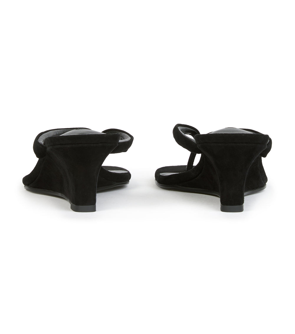 Tony Bianco Edgy Black Suede - Black Suede