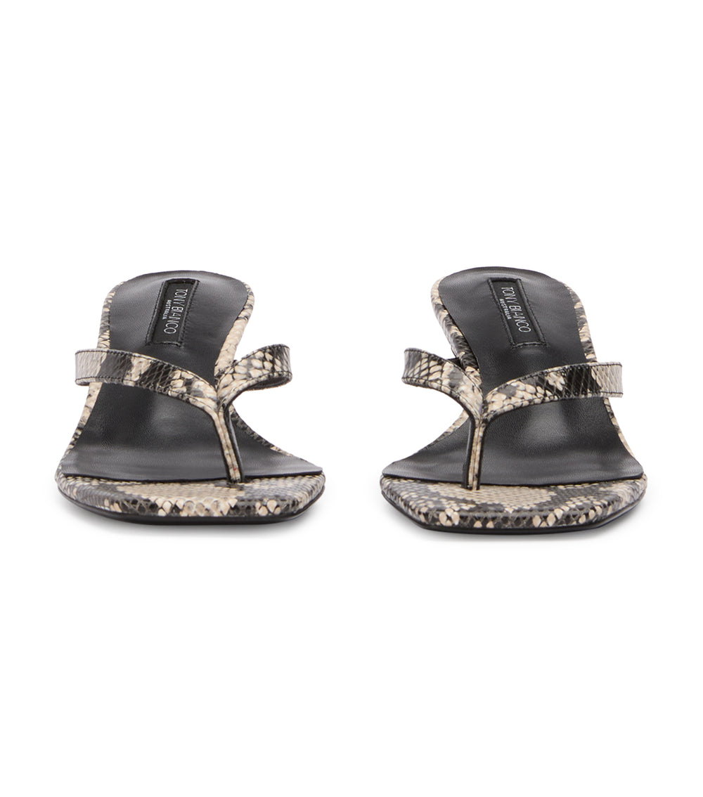Tony Bianco Topaz Ecru Snake - Ecru Snake