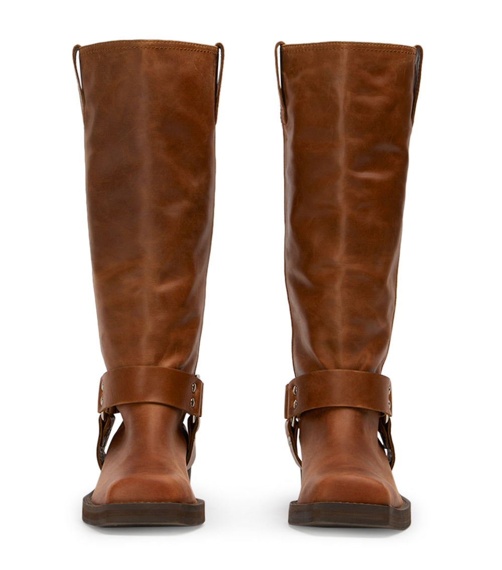 Tony Bianco Biker Cognac - Cognac