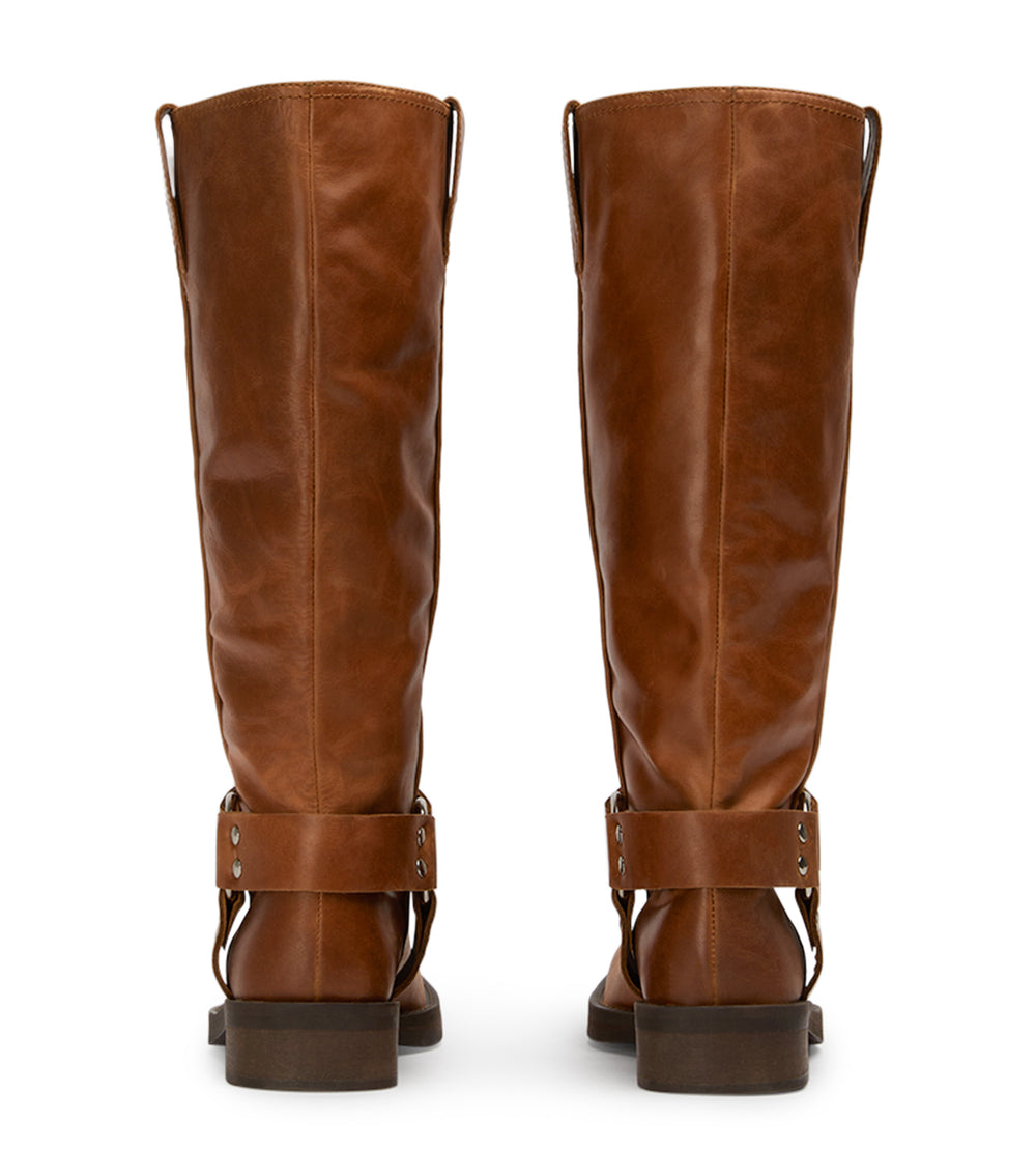 Tony Bianco Biker Cognac - Cognac