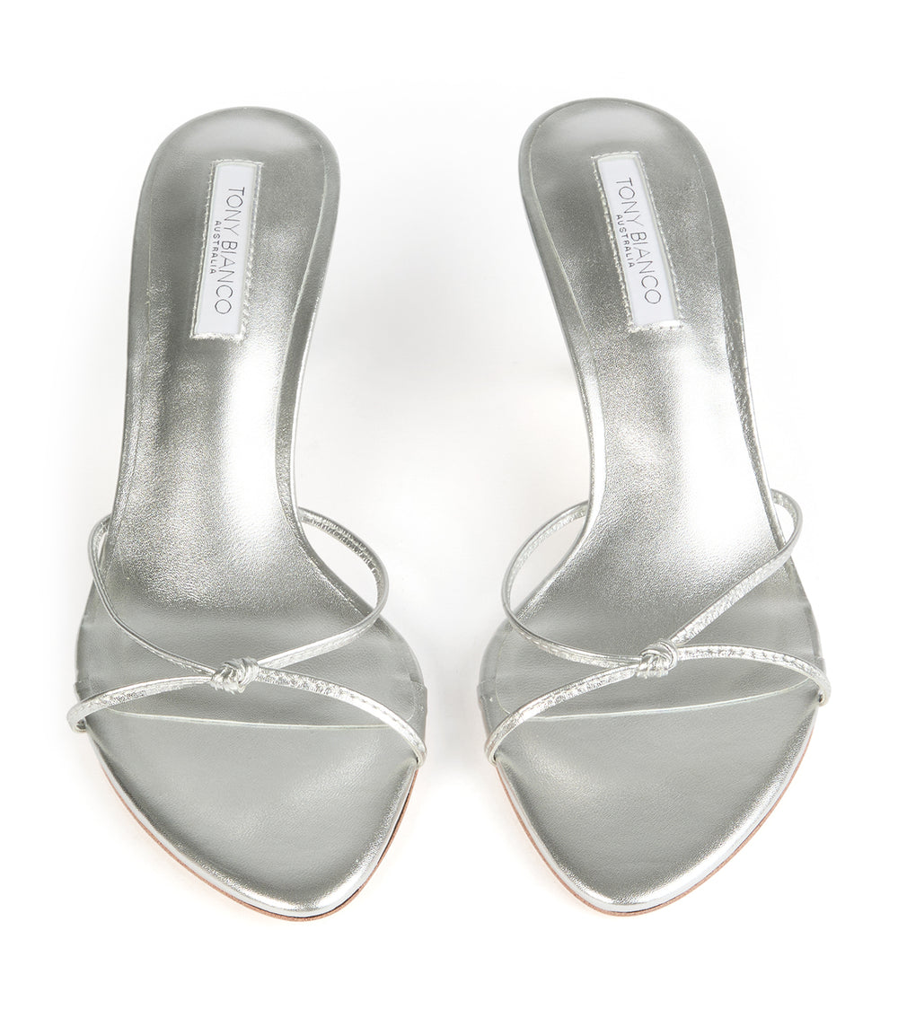 Tony Bianco Dana Silver Nappa Metallic - Silver Nappa Metallic