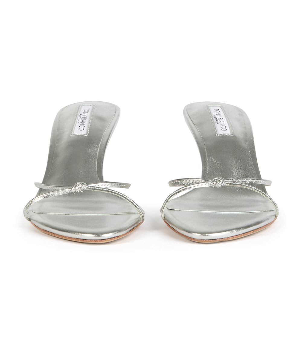 Tony Bianco Dana Silver Nappa Metallic - Silver Nappa Metallic