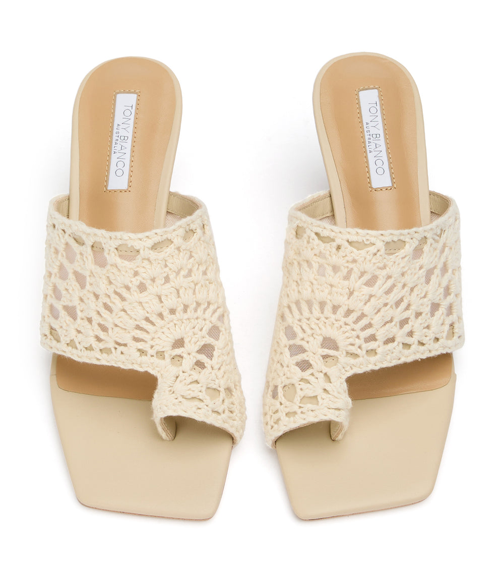 Tony Bianco Rosie Natural Crochet - Natural Crochet