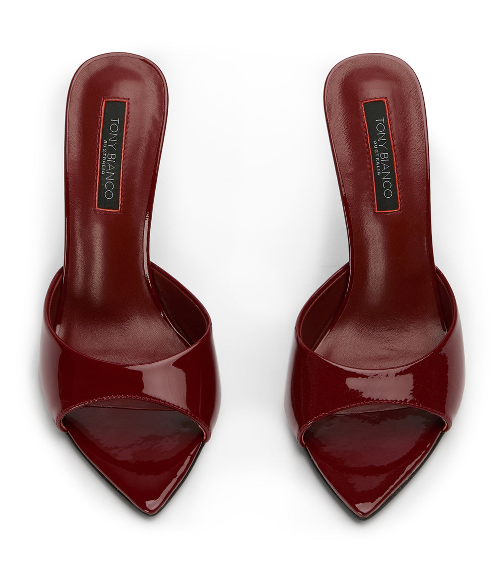 Tony Bianco Malibu Bordeaux Patent - Bordeaux Patent