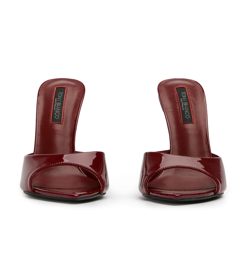 Tony Bianco Malibu Bordeaux Patent - Bordeaux Patent