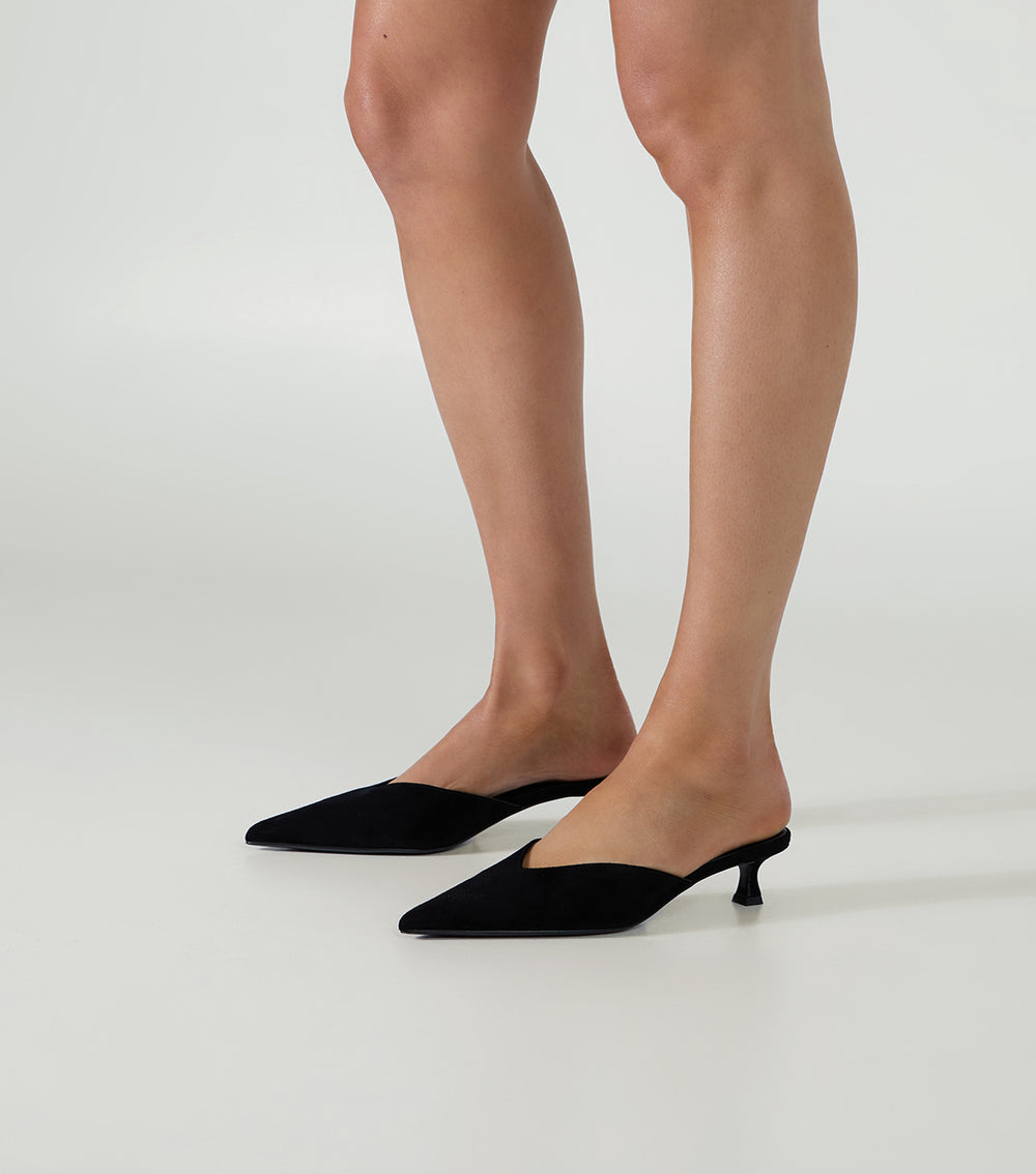 Tony Bianco Connie Black Suede - Black Suede
